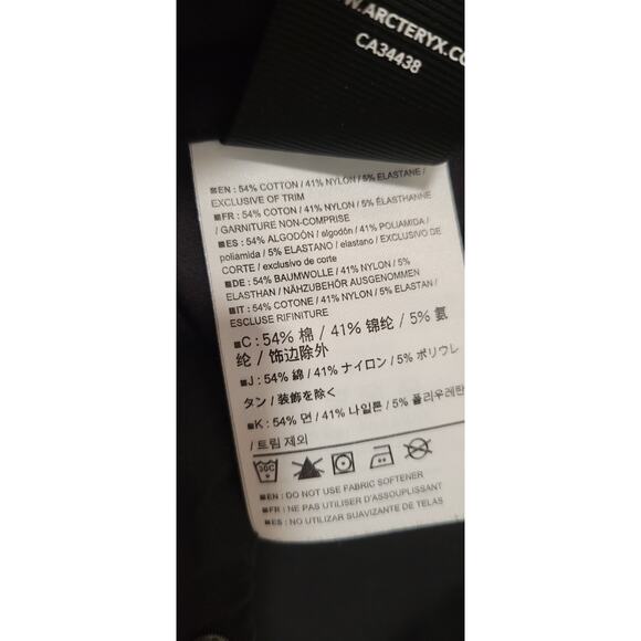 Arc’teryx Women’s Edin Pants Trim Fit Size 4 Black - Picture 8 of 8